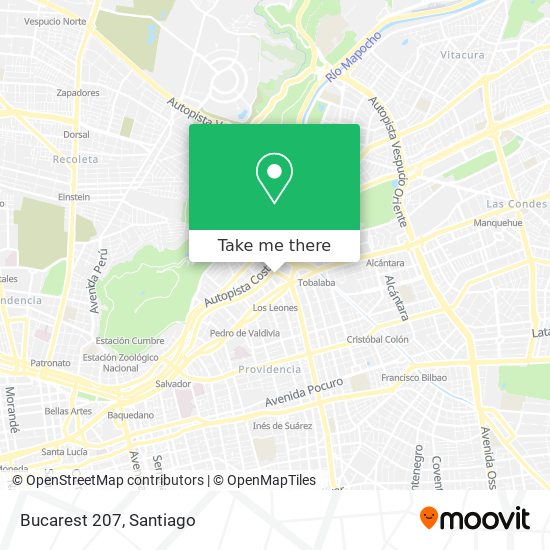 Bucarest 207 map