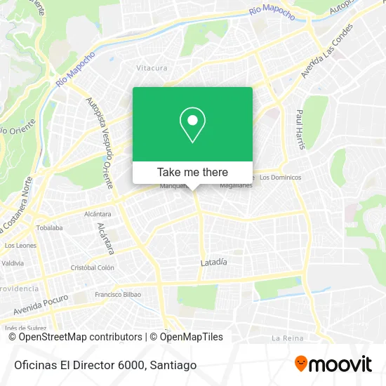 Oficinas El Director 6000 map