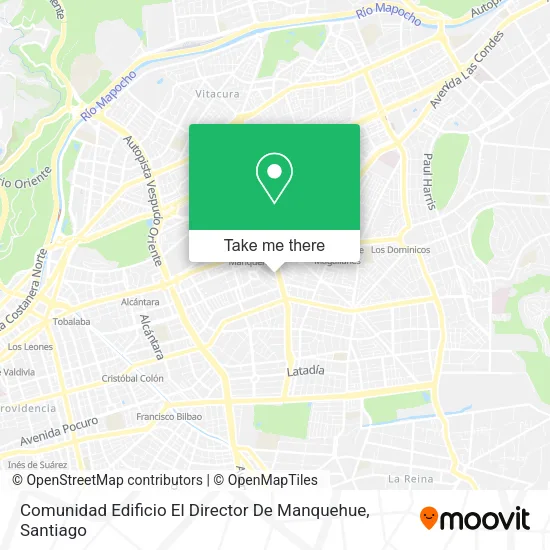 Comunidad Edificio El Director De Manquehue map