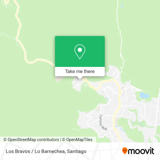 Los Bravos / Lo Barnechea map