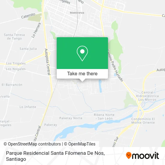 Parque Residencial Santa Filomena De Nos map