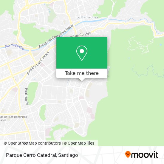 Parque Cerro Catedral map