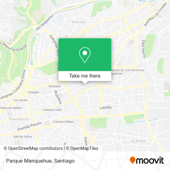Parque Manquehue map