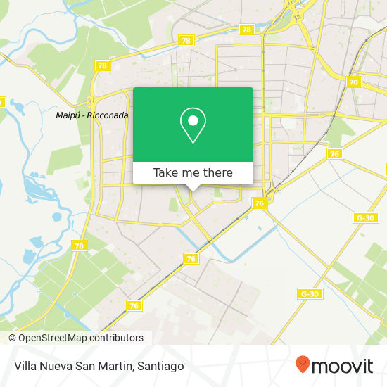 Villa Nueva San Martin map