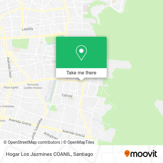 Hogar Los Jazmines COANIL map