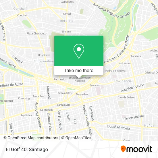 El Golf 40 map