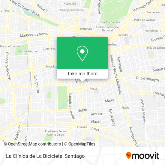 La Clínica de La Bicicleta map