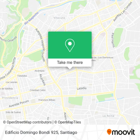 Edificio Domingo Bondi 925 map
