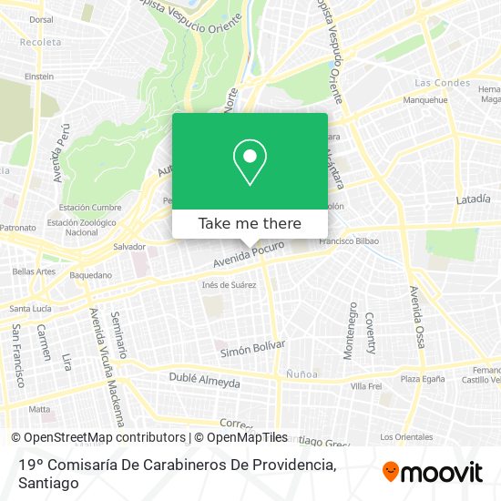 19º Comisaría De Carabineros De Providencia map