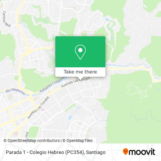 Parada 1 - Colegio Hebreo (PC354) map