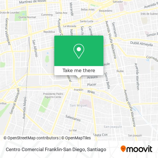 Centro Comercial Franklin-San Diego map