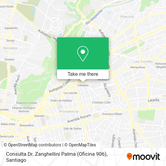 Consulta Dr. Zanghellini Palma (Oficina 906) map
