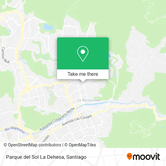 Parque del Sol La Dehesa map