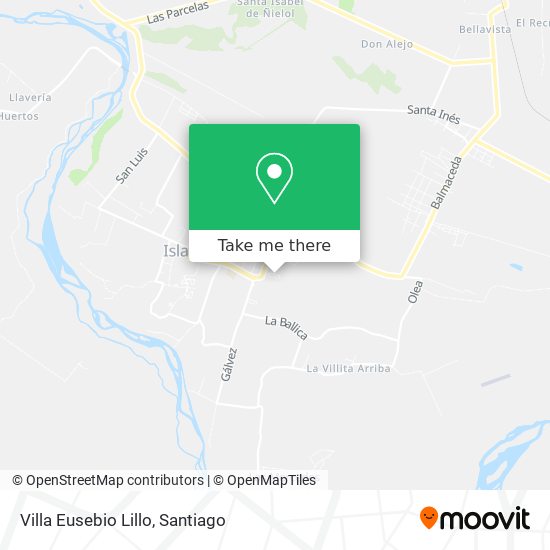 Villa Eusebio Lillo map