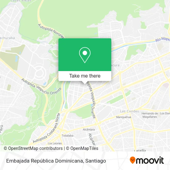 Embajada República Dominicana map