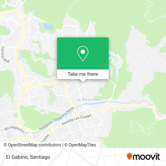 El Gabino map