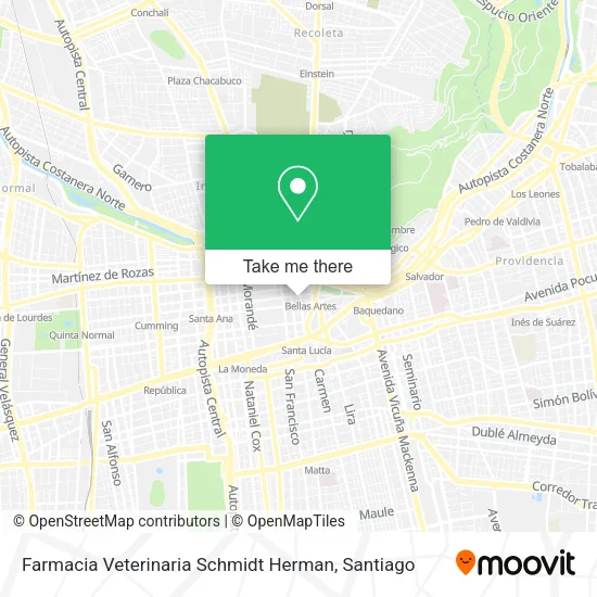 Farmacia Veterinaria Schmidt Herman map