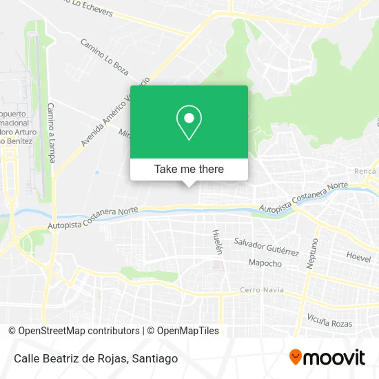 Mapa de Calle Beatriz de Rojas