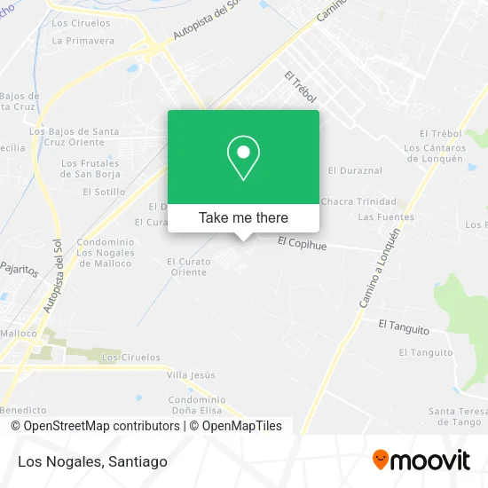 Los Nogales map