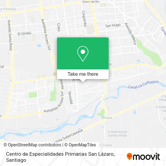 Centro de Especialidades Primarias San Lázaro map