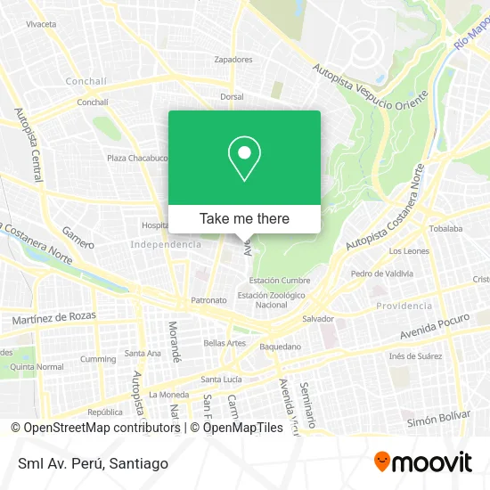 Sml Av. Perú map