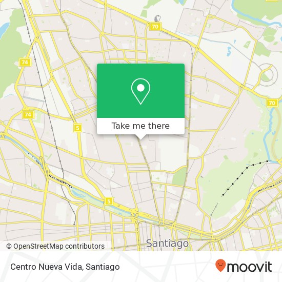 Centro Nueva Vida map