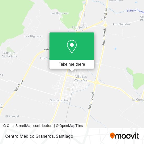 Centro Médico Graneros map