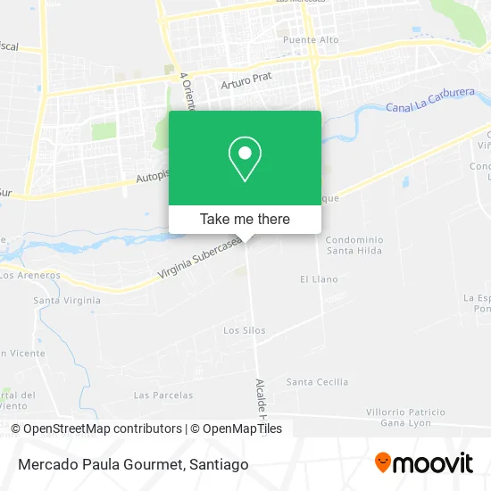 Mercado Paula Gourmet map