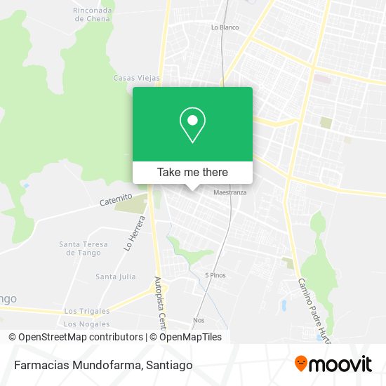 Farmacias Mundofarma map