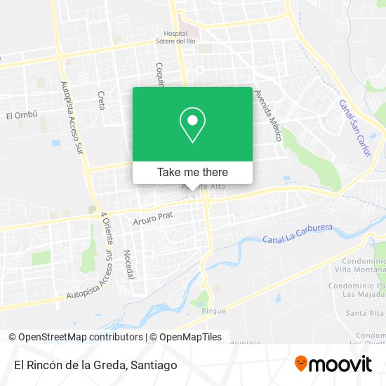 El Rincón de la Greda map