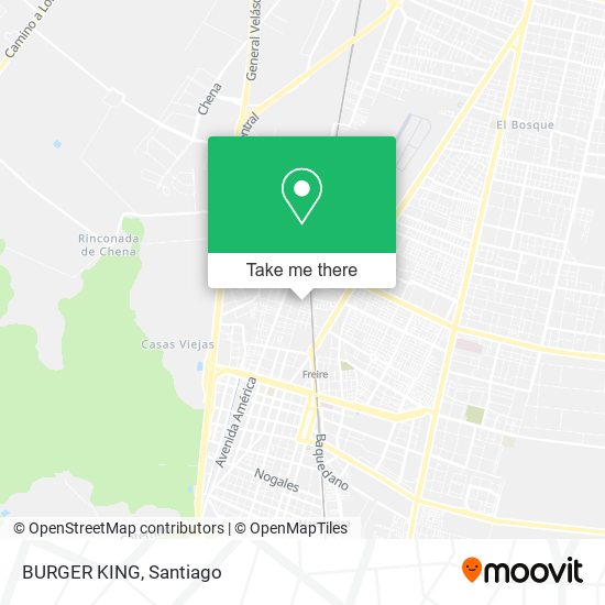 BURGER KING map