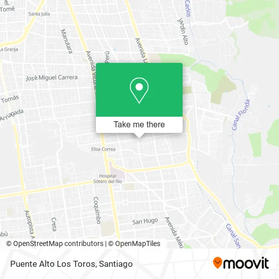 Puente Alto Los Toros map