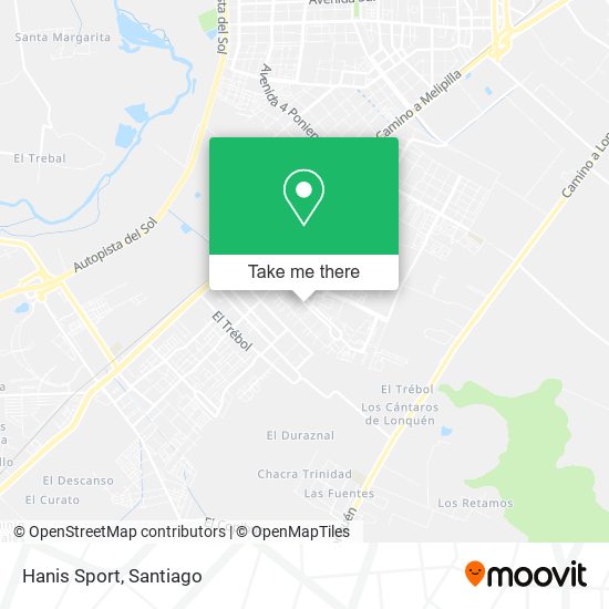 Hanis Sport map