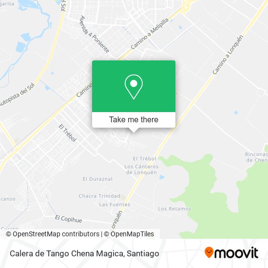 Mapa de Calera de Tango Chena Magica