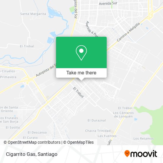 Cigarrito Gas map