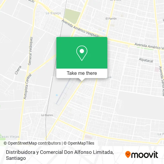 Distribuidora y Comercial Don Alfonso Limitada map
