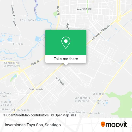 Inversiones Taya Spa map