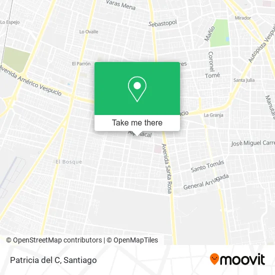 Patricia del C map
