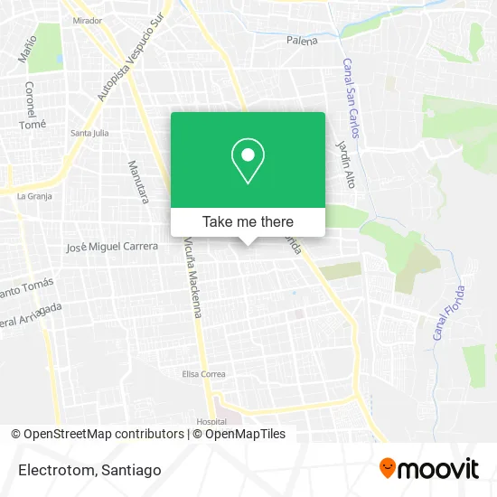 Electrotom map