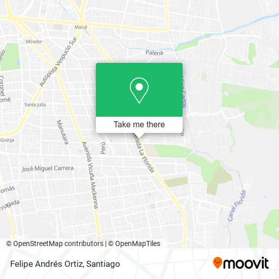 Felipe Andrés Ortiz map