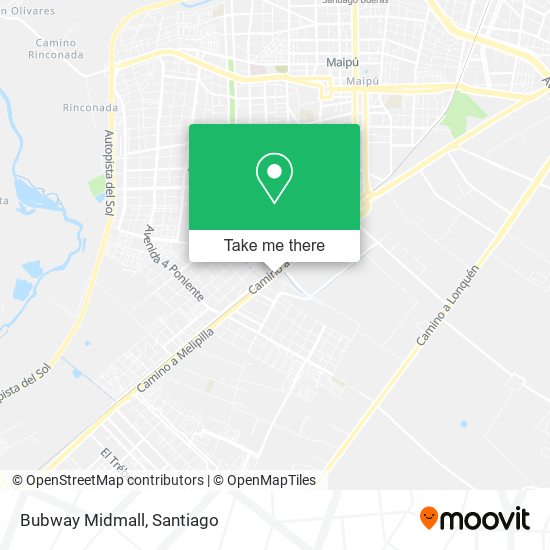 Mapa de Bubway Midmall