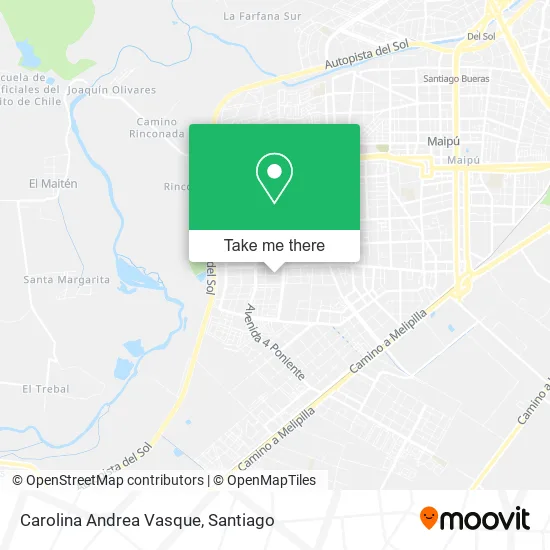 Carolina Andrea Vasque map