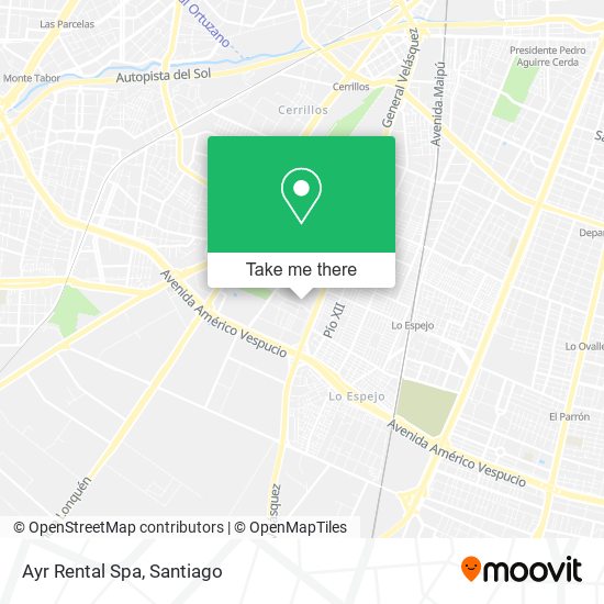 Ayr Rental Spa map