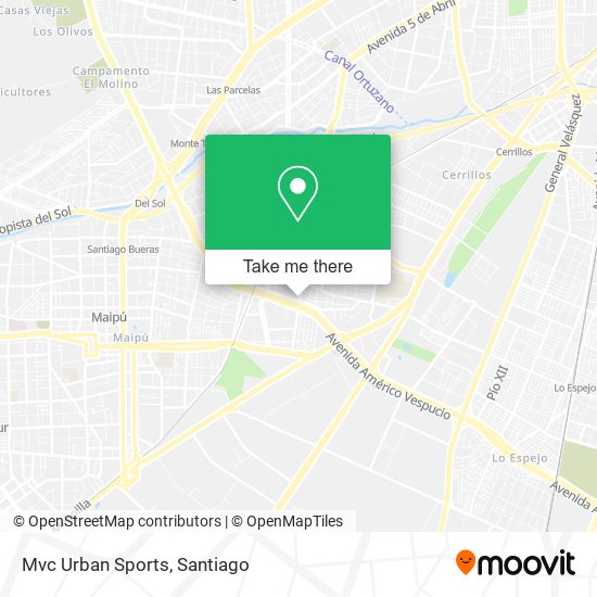 Mapa de Mvc Urban Sports