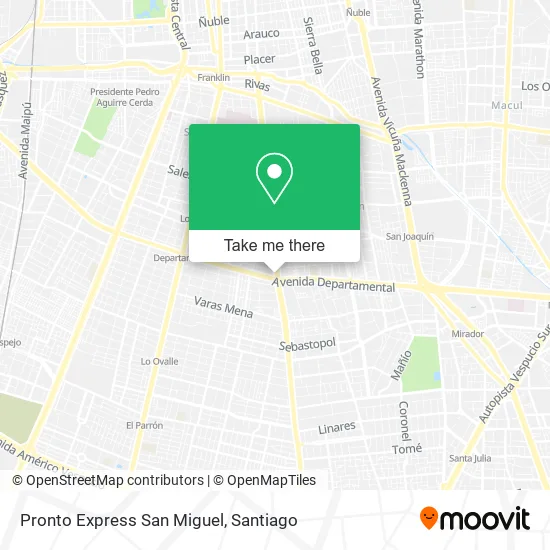 Pronto Express San Miguel map