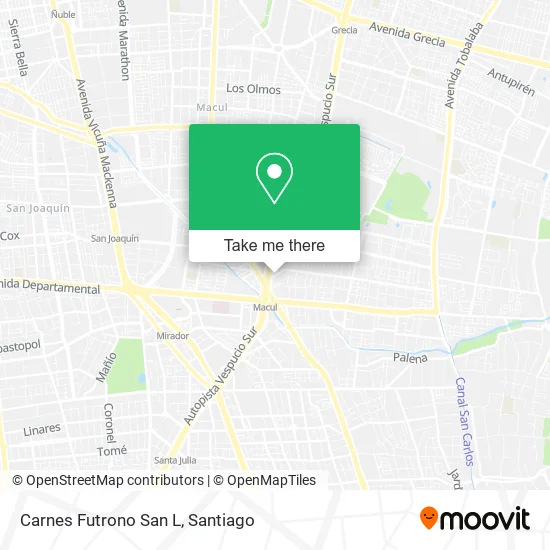 Carnes Futrono San L map