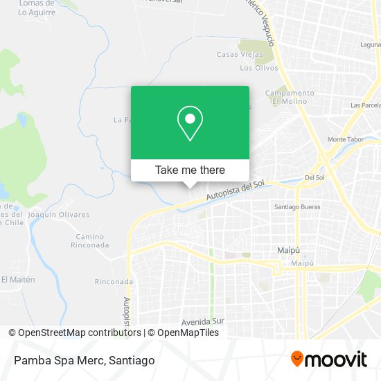 Mapa de Pamba Spa Merc
