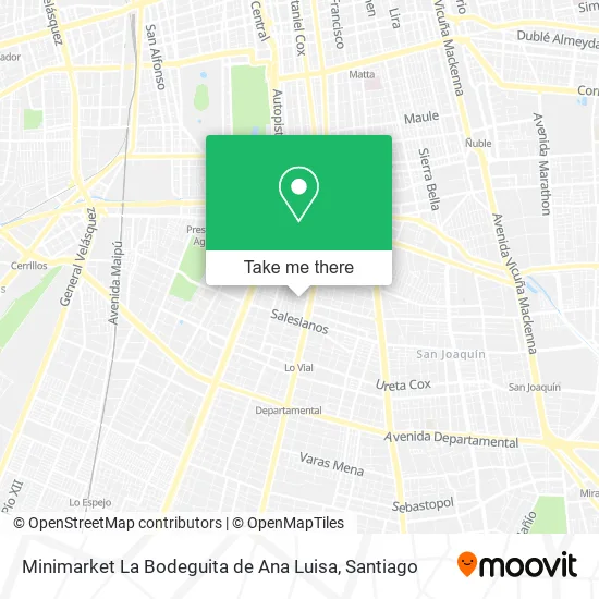 Minimarket La Bodeguita de Ana Luisa map