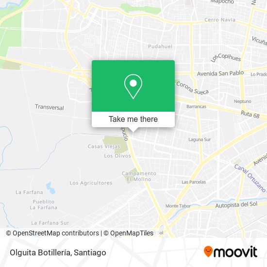 Olguita Botillería map