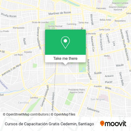 Mapa de Cursos de Capacitación Gratis Cedemin